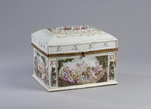 Capodimonte Jewelry Box - 19th Century